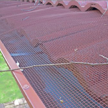 fixed polymesh gutter guard